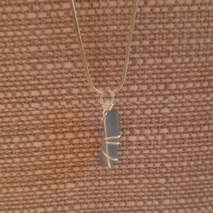 Handmade Seaglass Pendant & Necklace